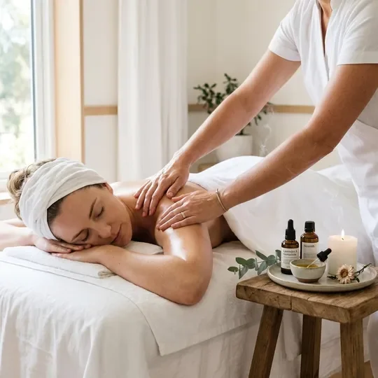 Massage and lymphatic facial combo
