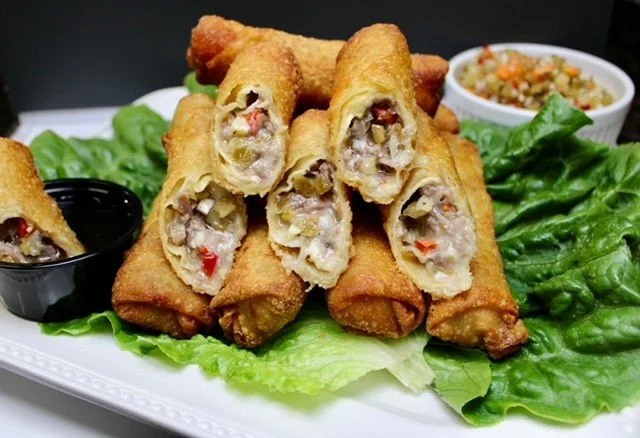 Italian Beef Roll, cut open to show the filling