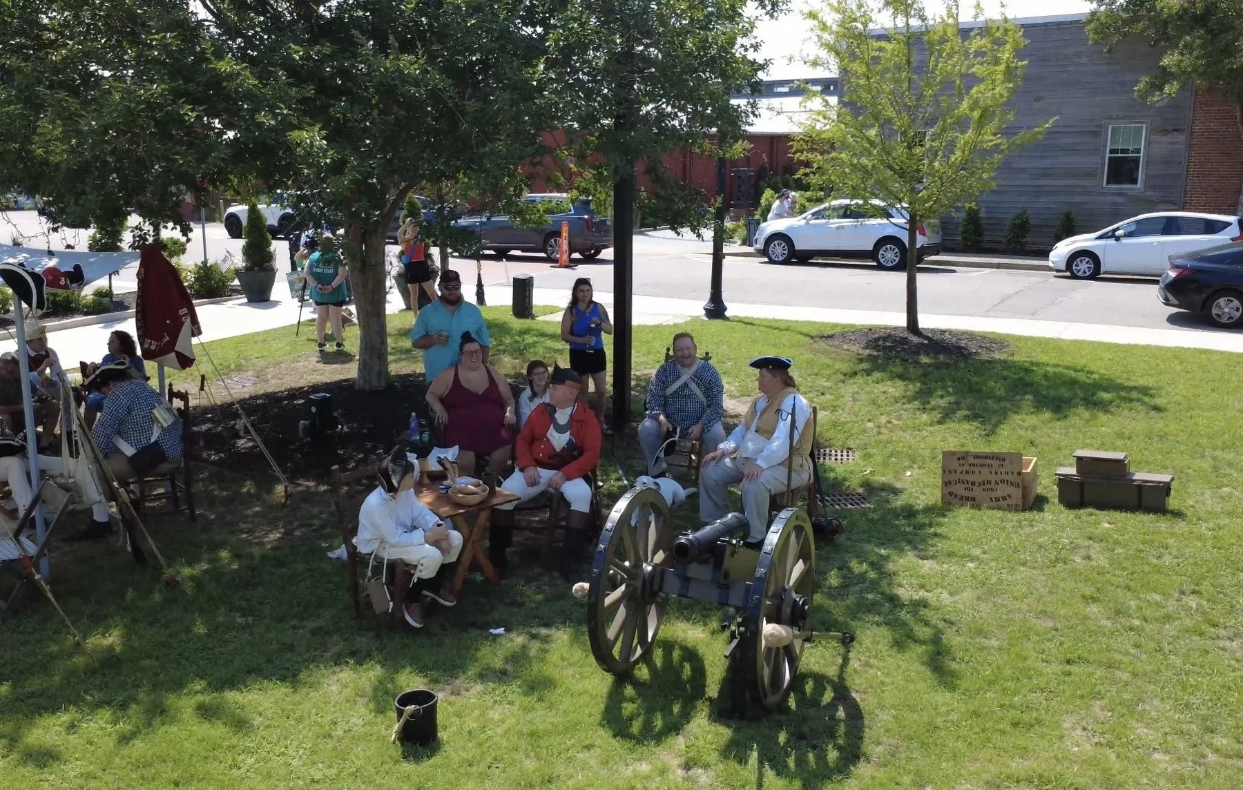 Supplied modern Revolutionary War living history photograph 5