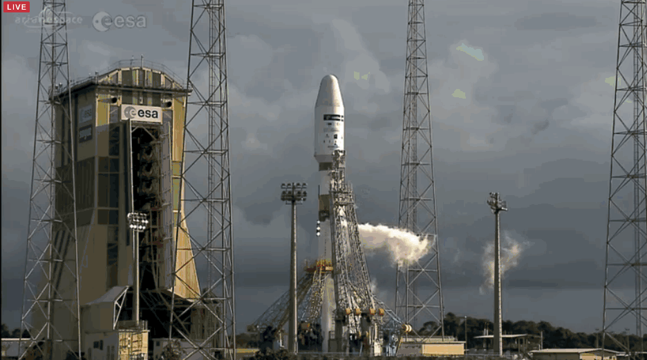 European Space Agency Launch, broadcast on Livestrea