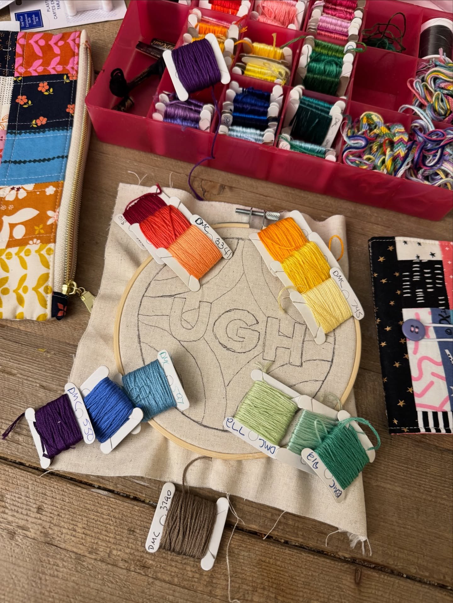 This feels like the right next embroidery project. Going back to my oldie friendship bracelet thread from the 90s for this one. Good thing I never give up on a hobby. I wonder when crochet will make an appearance again.

Stay tuned for updates. 

Pat