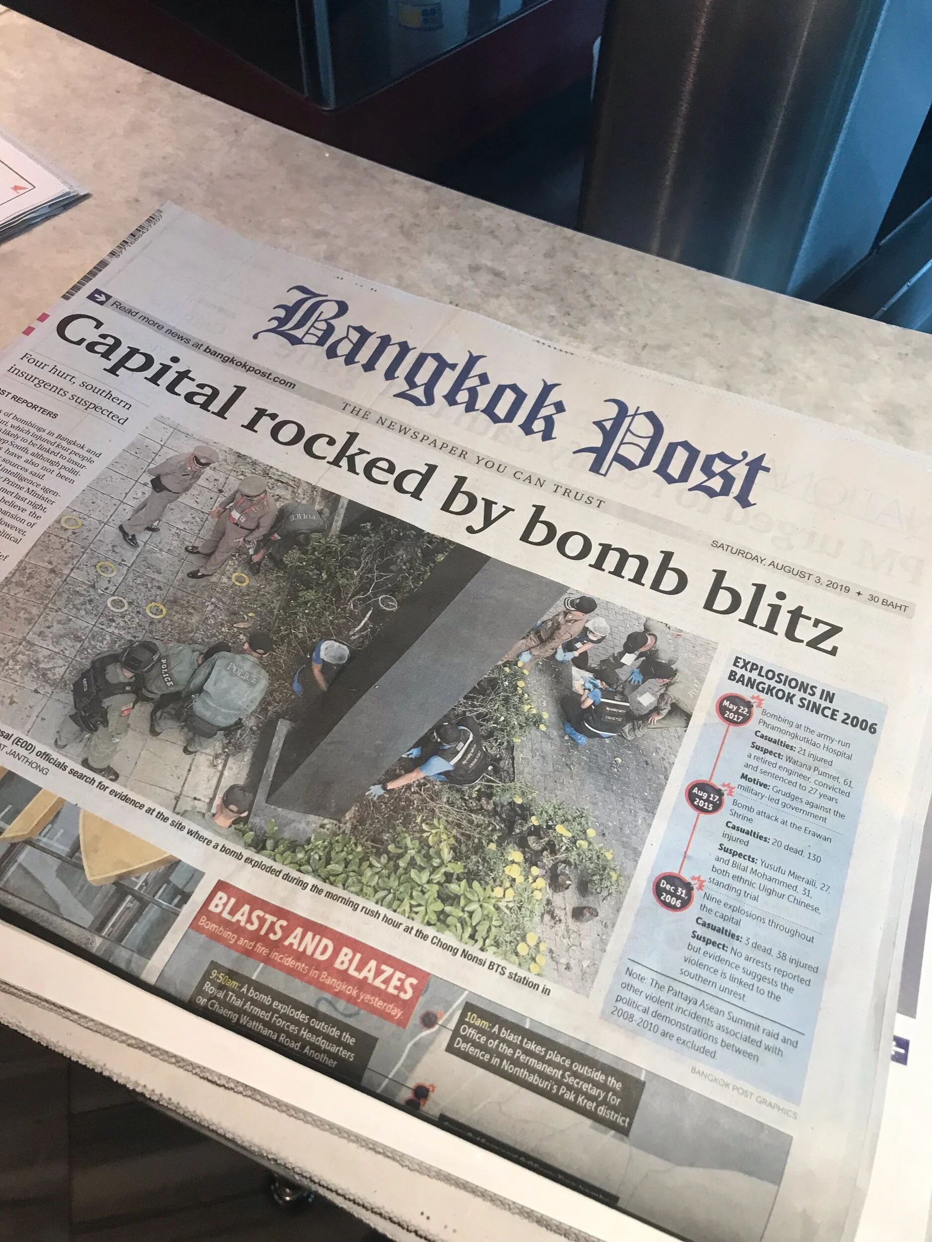 From Bangkok to El Paso with Love - August 2019