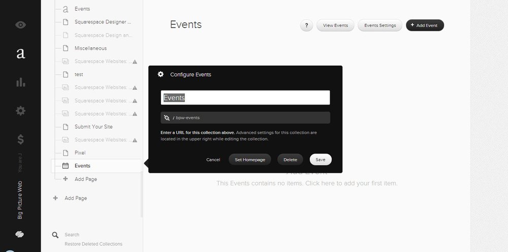 How to Use Squarespace Calendars - Big Picture Web How to Use Squarespace Calendars - Big Picture Web