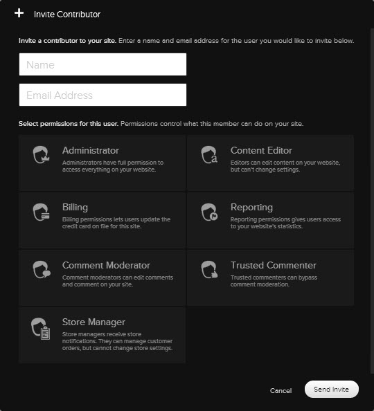 Managing permissions on your Squarespace website is easy.
