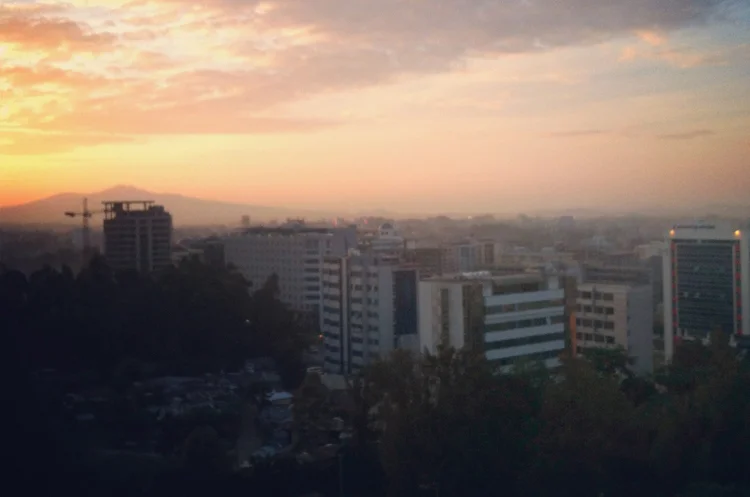 day 2 in ethiopia:  companions, cops and coffee
