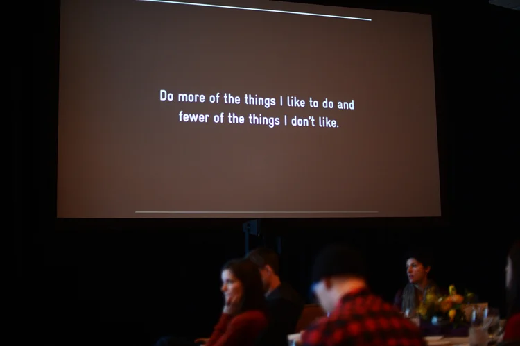 How Sagmeister measures success in his life.