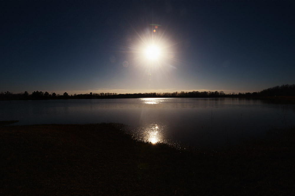 George Bush Reservoir, Houston, Texas, January 19, 2014