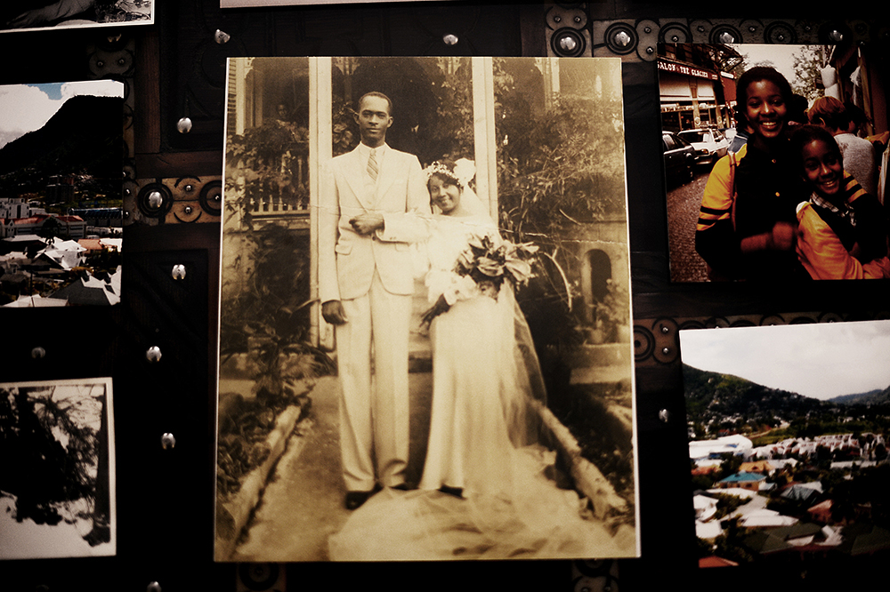 Henry &amp; Carmen Alexis, my maternal grandparents, on their wedding day.
