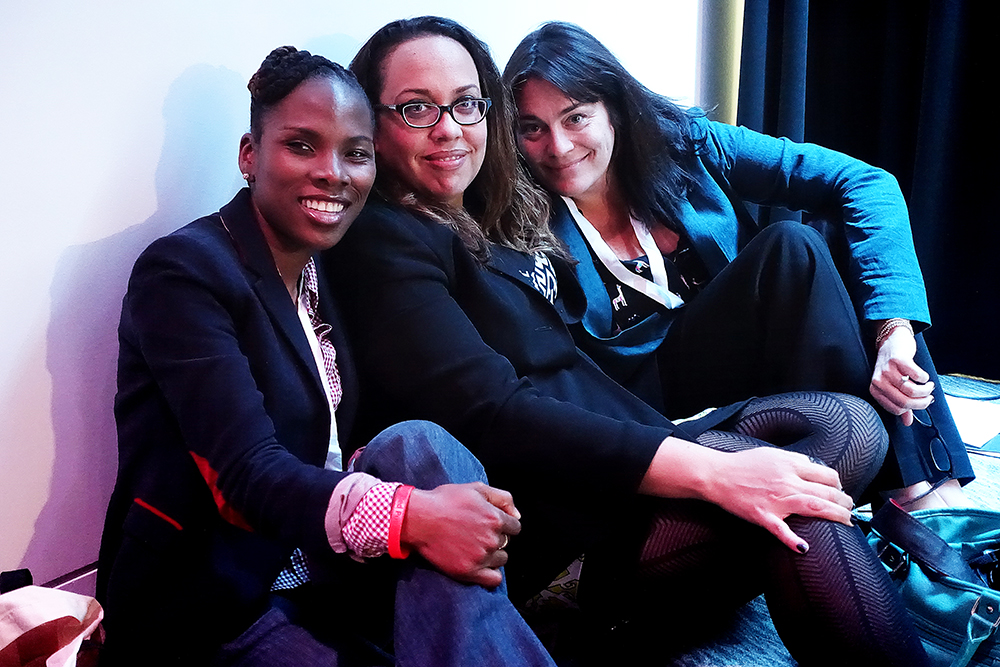 The conference was standing-room only, but it didn't matter: &nbsp;we were all just thrilled to be in the room at all. &nbsp;Three of the lovely powerhouses who attended, from left to right: &nbsp;Luvvie Ajayi, Kelly Wickham and Meredith Walker. &nb…