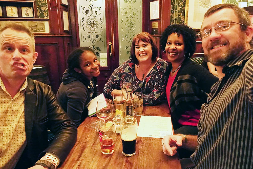 Our final night in England, we met Marcus' childhood friend, Justine, and her husband Al at a Victorian pub. &nbsp;We hadn't seen them in years (they hadn't met Alex yet!), so it was great to catch up. &nbsp;And Alex adored them&nbsp;so much, they'r…