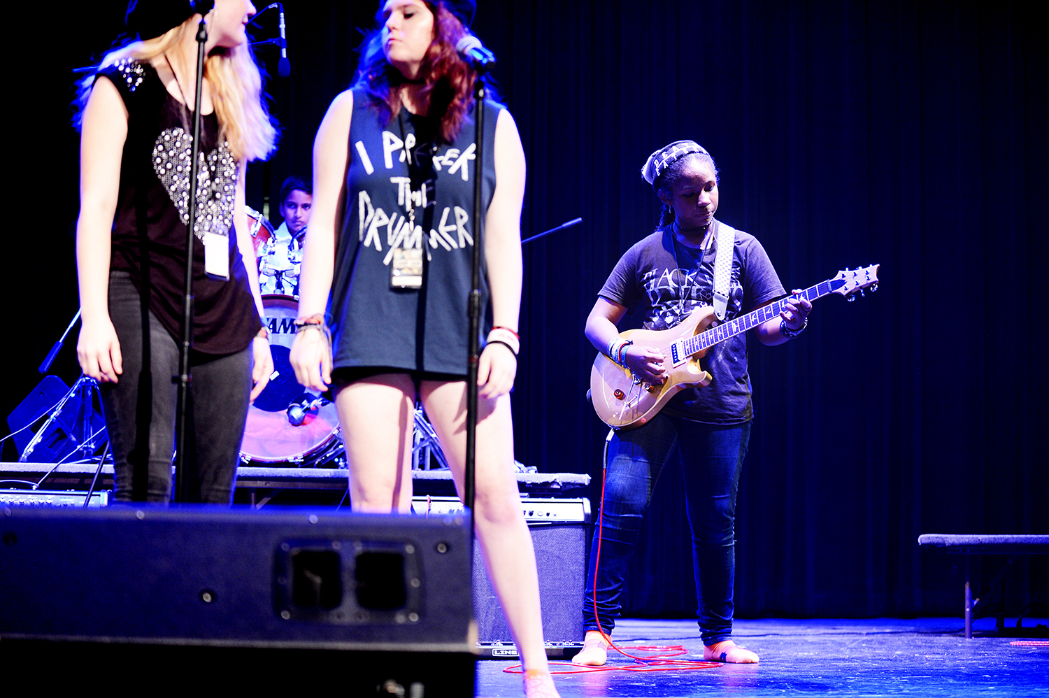 Peer Pressure: Ash & Blayne on vocals, Dhruv on drums, Lexi on bass, and your girl Alex on lead guitar.