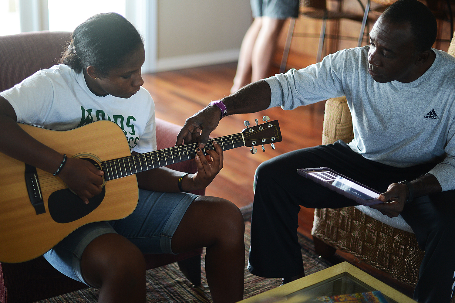 (two) &nbsp;We started the month by spending Labor Day weekend with our dear friends Trish &amp; Carl and their kids. &nbsp;Carl is a bass player and a guitarist, and whenever we get together, he has playing tips for Alex. It's one of the joys of my…