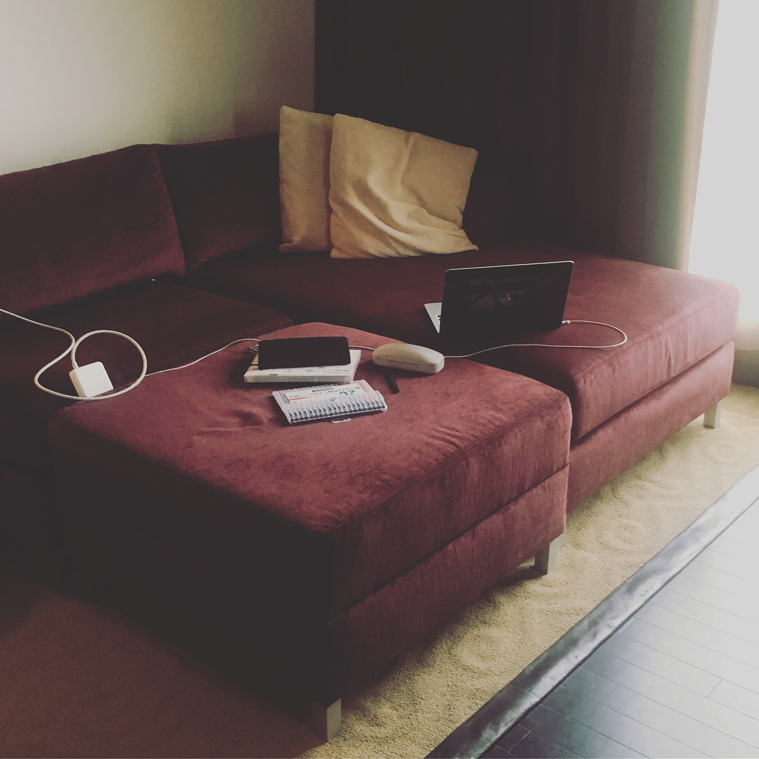 My hotel hideout.