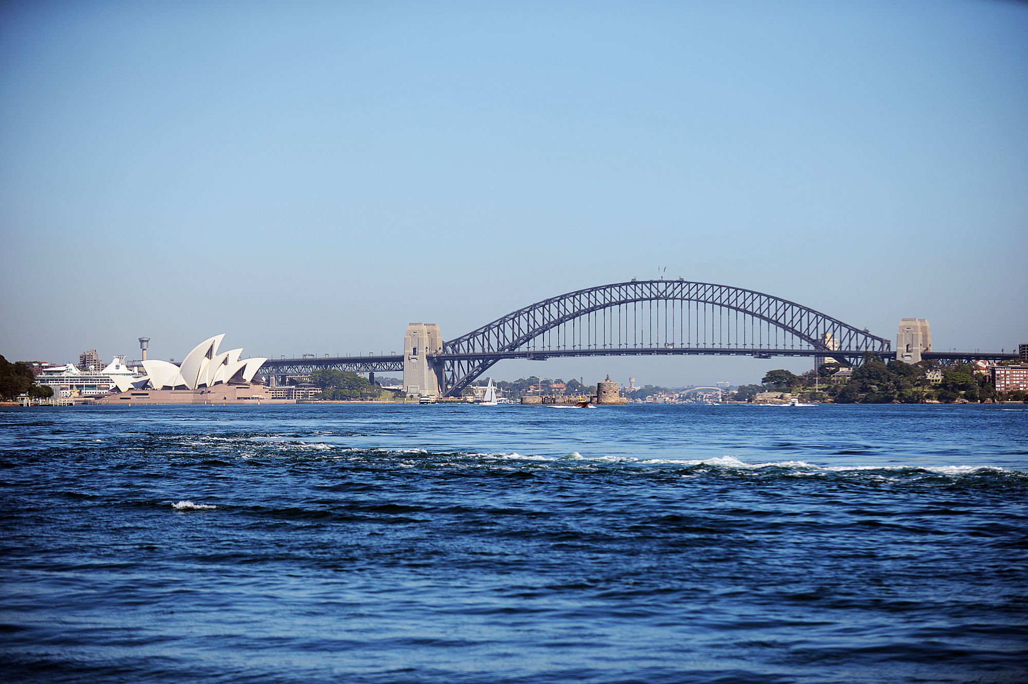 Sydney Harbour , October 2013.