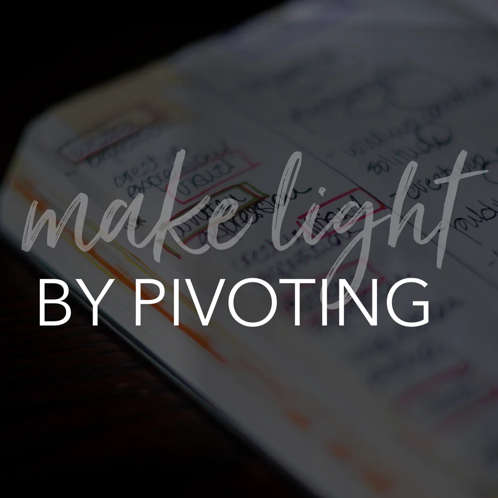 make light, season 3, episode 14:  pivoting