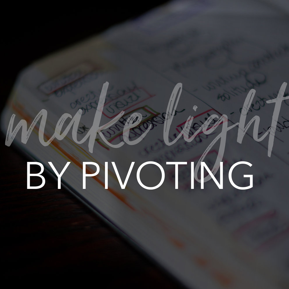 make light, season 3, episode 14:  pivoting