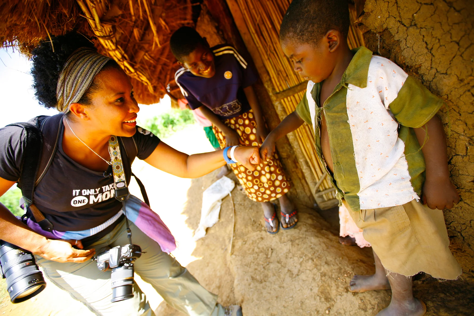 Making a new friend in Kenya (number 61) (photograph by the amazing Morgana Wingard )