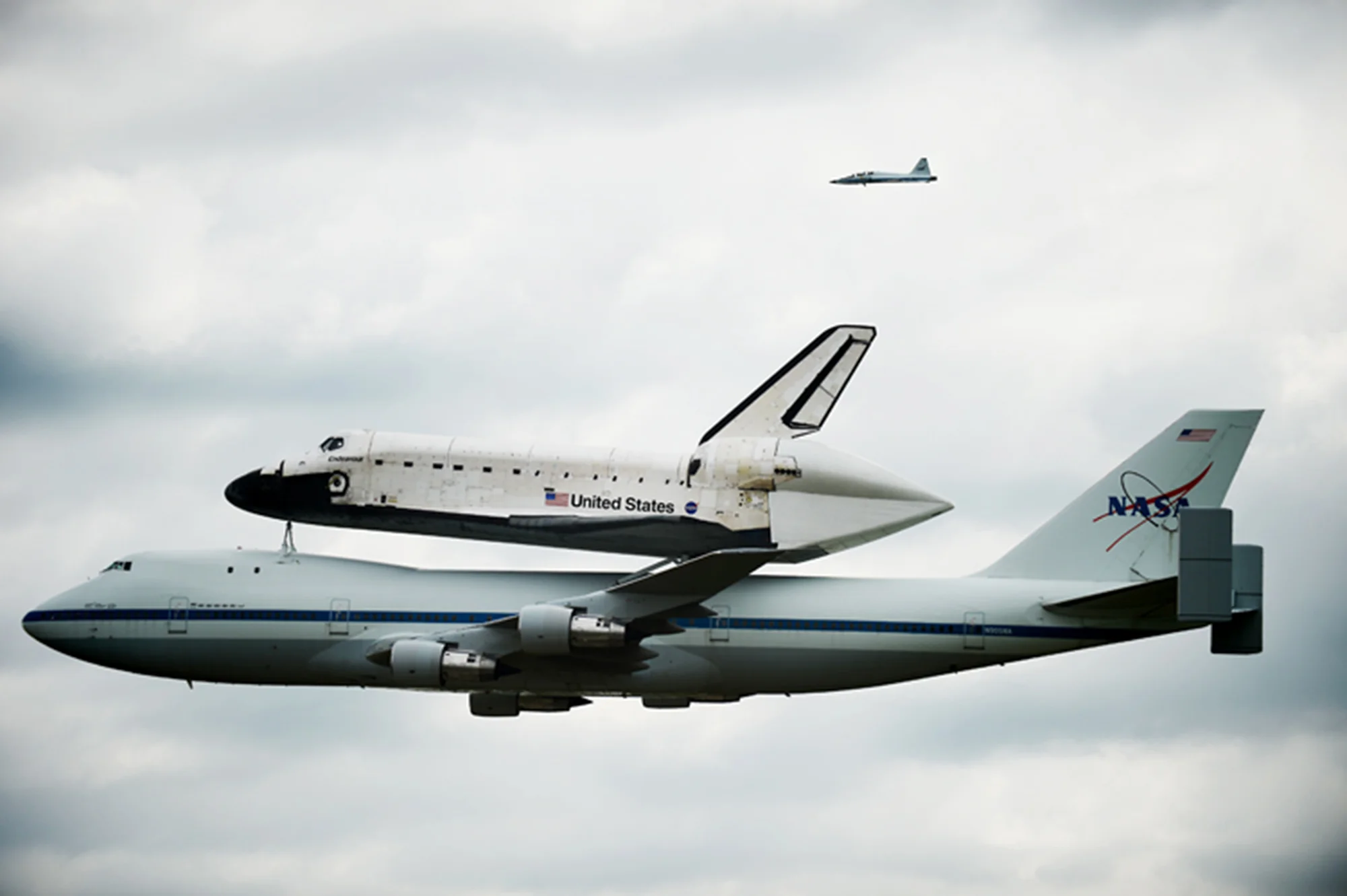 Space Shuttle Endeavour, coming in for a landing at Johnson Space Center, a pitstop on her way to her final resting place in California, September 2012. (number 86)