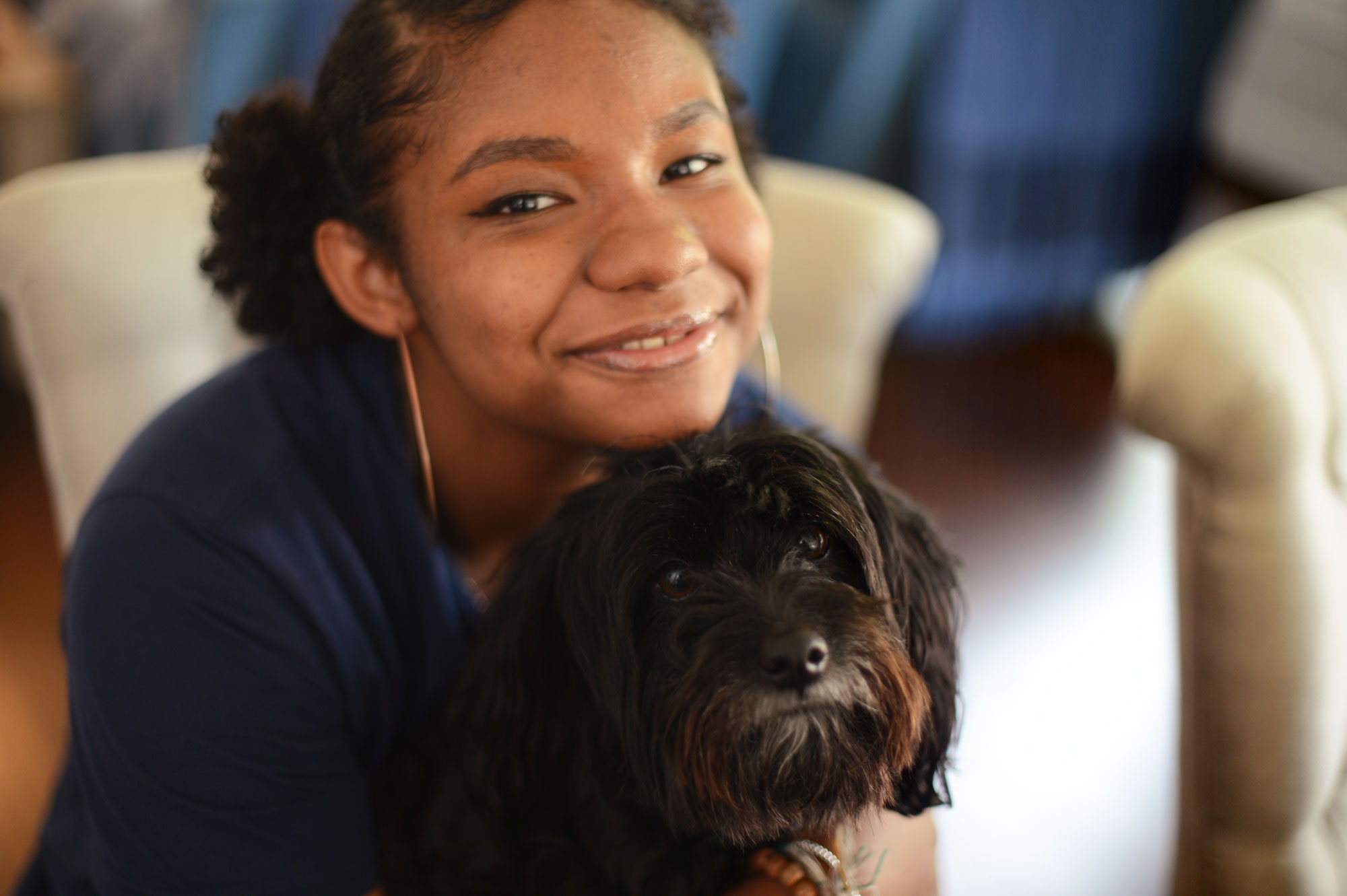 I took a sharper image of her, but I liked this slightly out-of-focus one better. It feels like it captures how transient each stage of her growing up is.