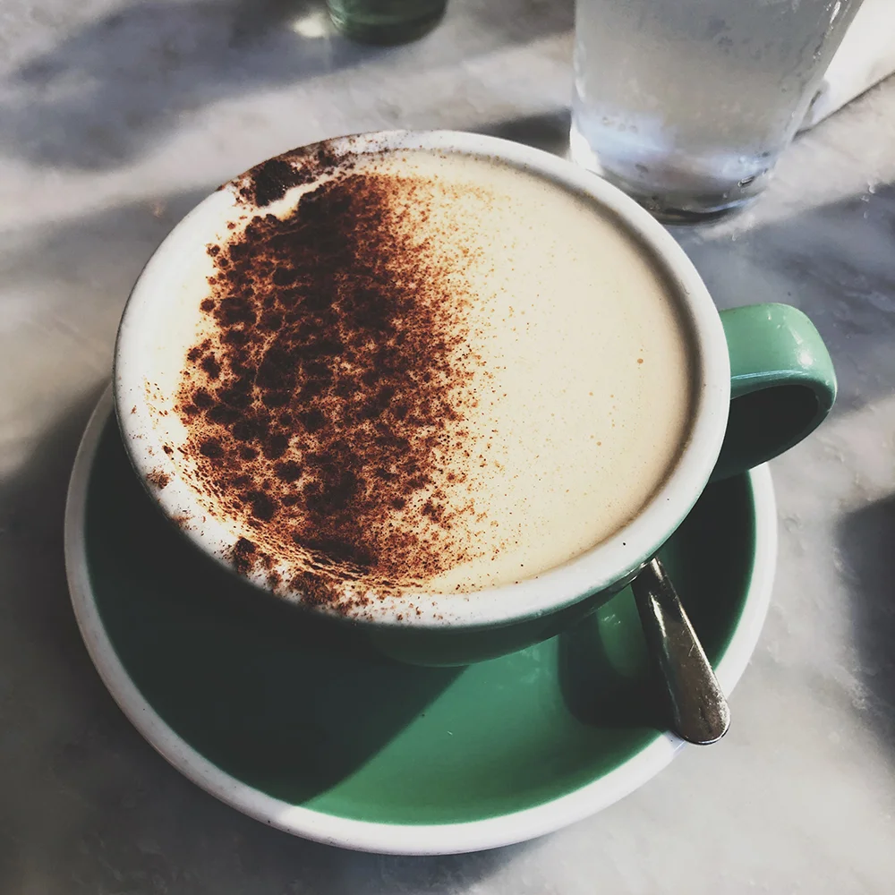 Homemade chai latte at The Collins Quarter.