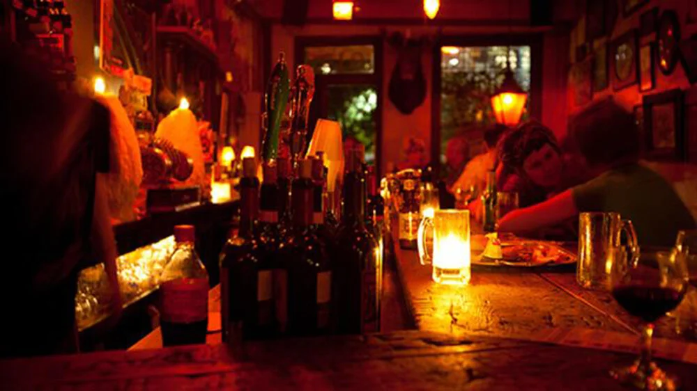 La Carafe Bar . This candlelit spot for sipping wine & ghost hunting is often touted as the oldest bar in Houston — while it might not be, it’s certainly been here since the 1800s. A Houston institution.
