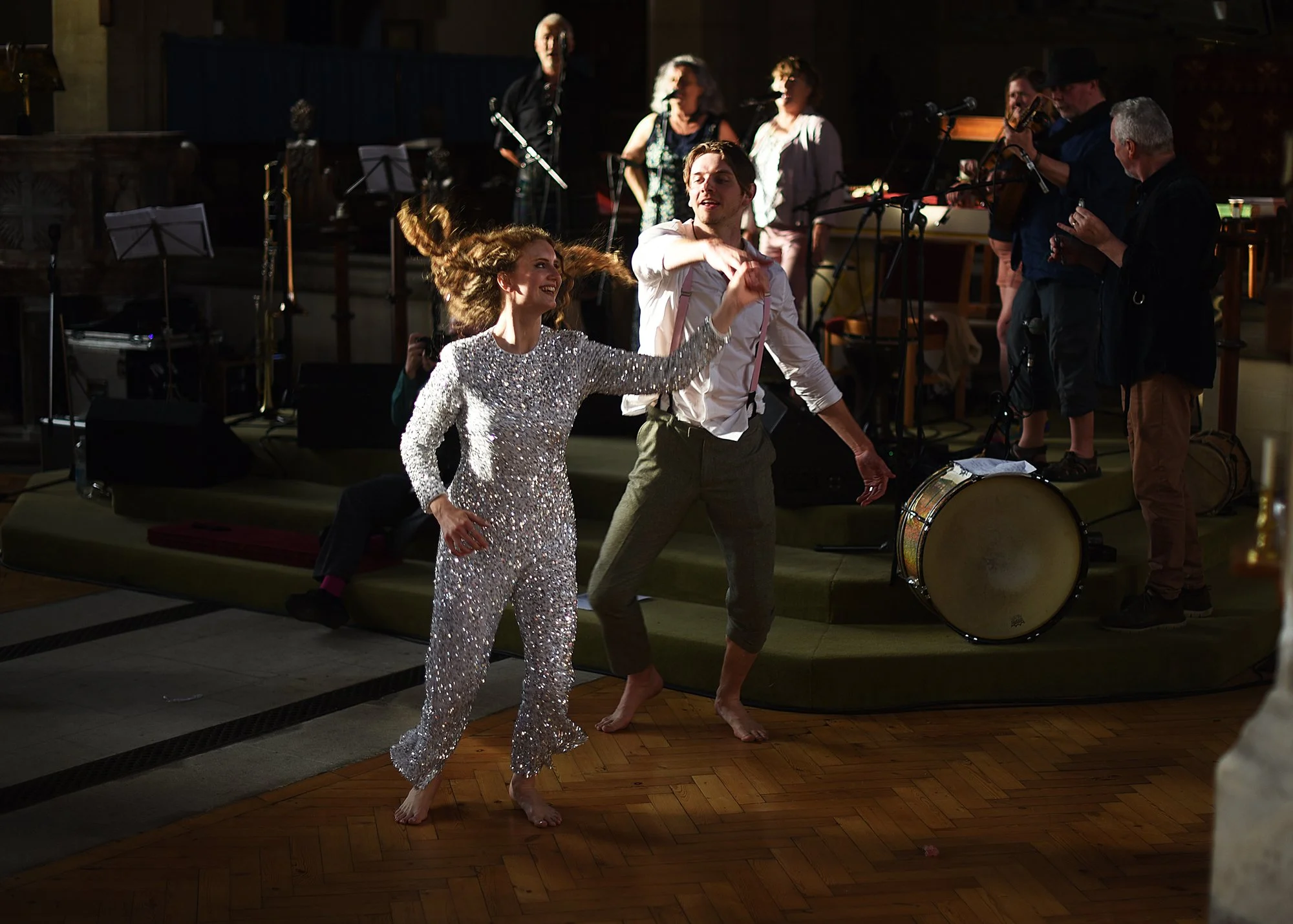 marrying to the beat of their own drum (and bagpipes. and a fiddle.)