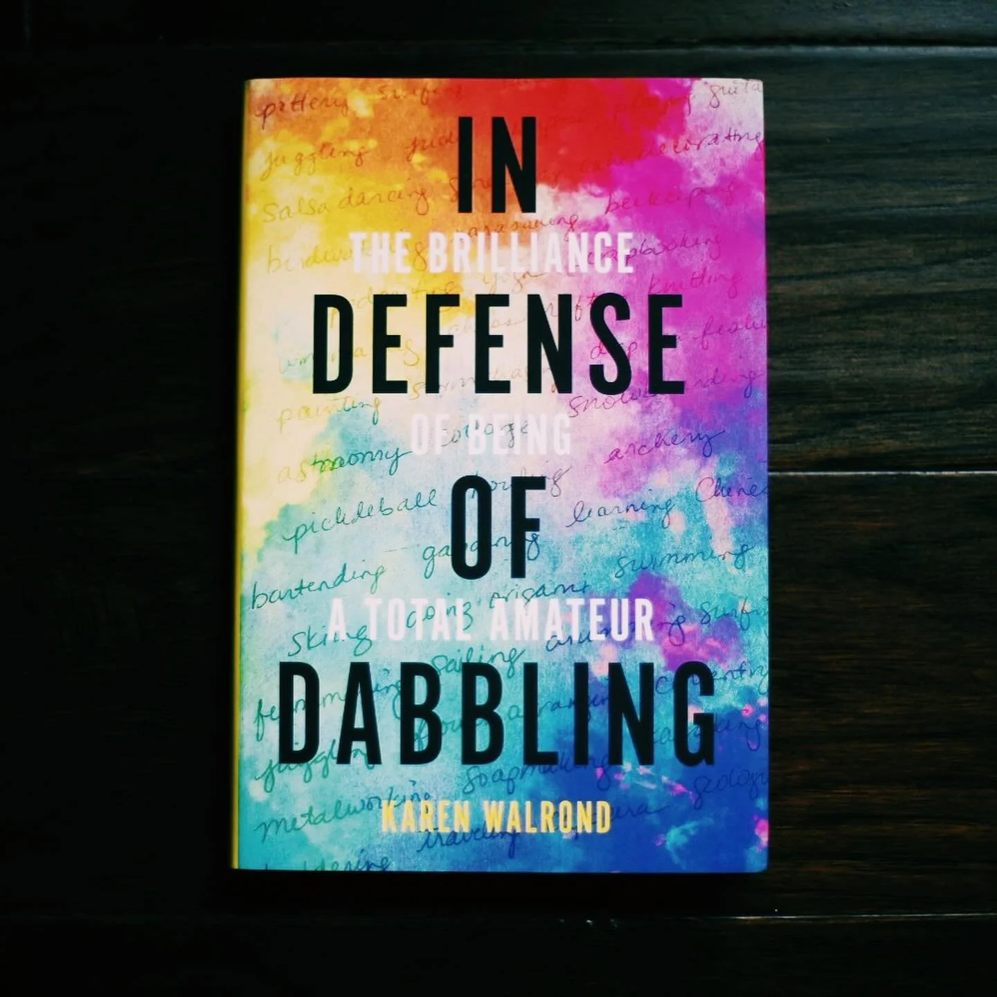 Not long now! In Defense of Dabbling drops next month &mdash; and in advance of pub date, @theatlantic wrote a lovely little review (slide 2)! I&rsquo;m so grateful. Because when I first began working on this book, I thought I was writing a little li