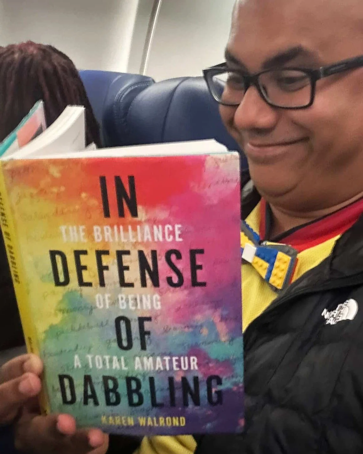 Why yes, I AM still DELIGHTING in receiving your belfies (book selfies -- what?) with #InDefenseofDabbling! Please keep 'em coming -- they make my day!

(And if you haven't grabbed your copy yet, what are you waiting for! #InDefenseofDabbing is OUT N