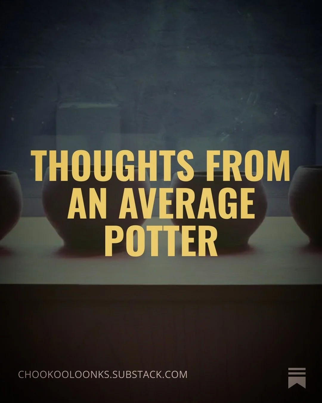 "This was always my goal: not to become the best potter in the world, but rather become one who makes things that please me. Checkpoint, mission accomplished. I&rsquo;ve also decided that I will always and only be a potter who uses a wheel to ma