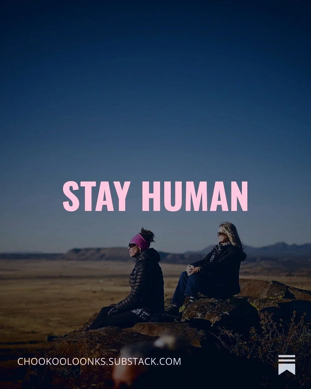 "I loved this so much: 'stay human' feels like a more realistic, more imperative goal; more than 'stay calm,' far more than 'stay positive.&rdquo; It feels like what the Artemis II astronauts were reminding us to do. And it feels &hellip; I dunn