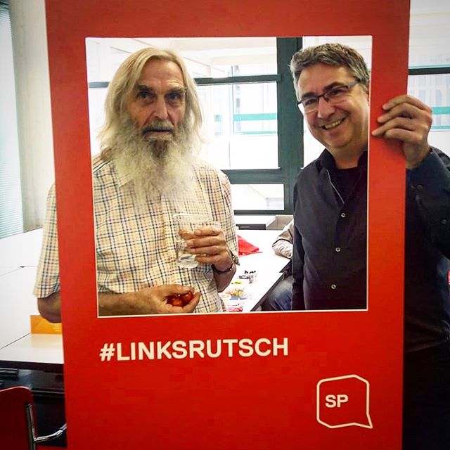 Gestern beim W&auml;hler*innen Telefonieren mit Hans Lehmann in Zofingen. #linksrutsch #wahlen2019