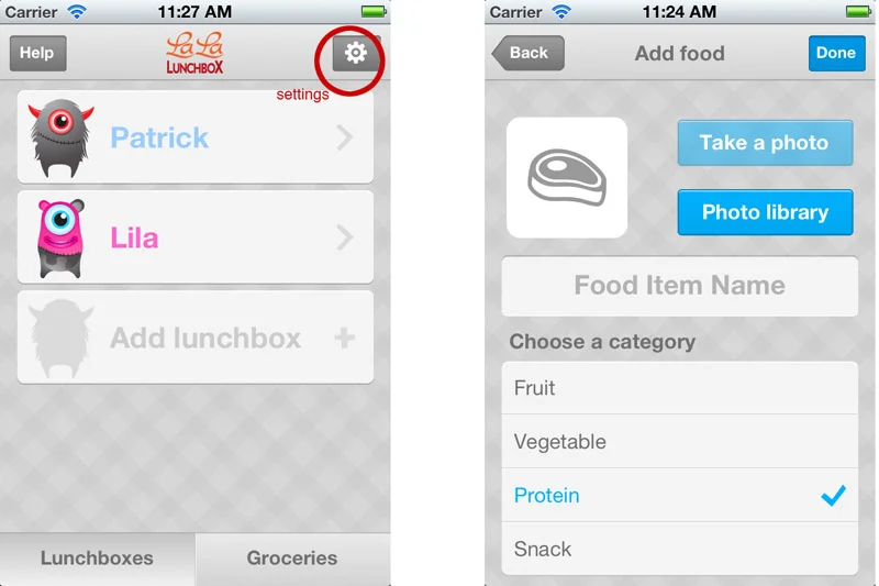 Adding new foods is easy!
