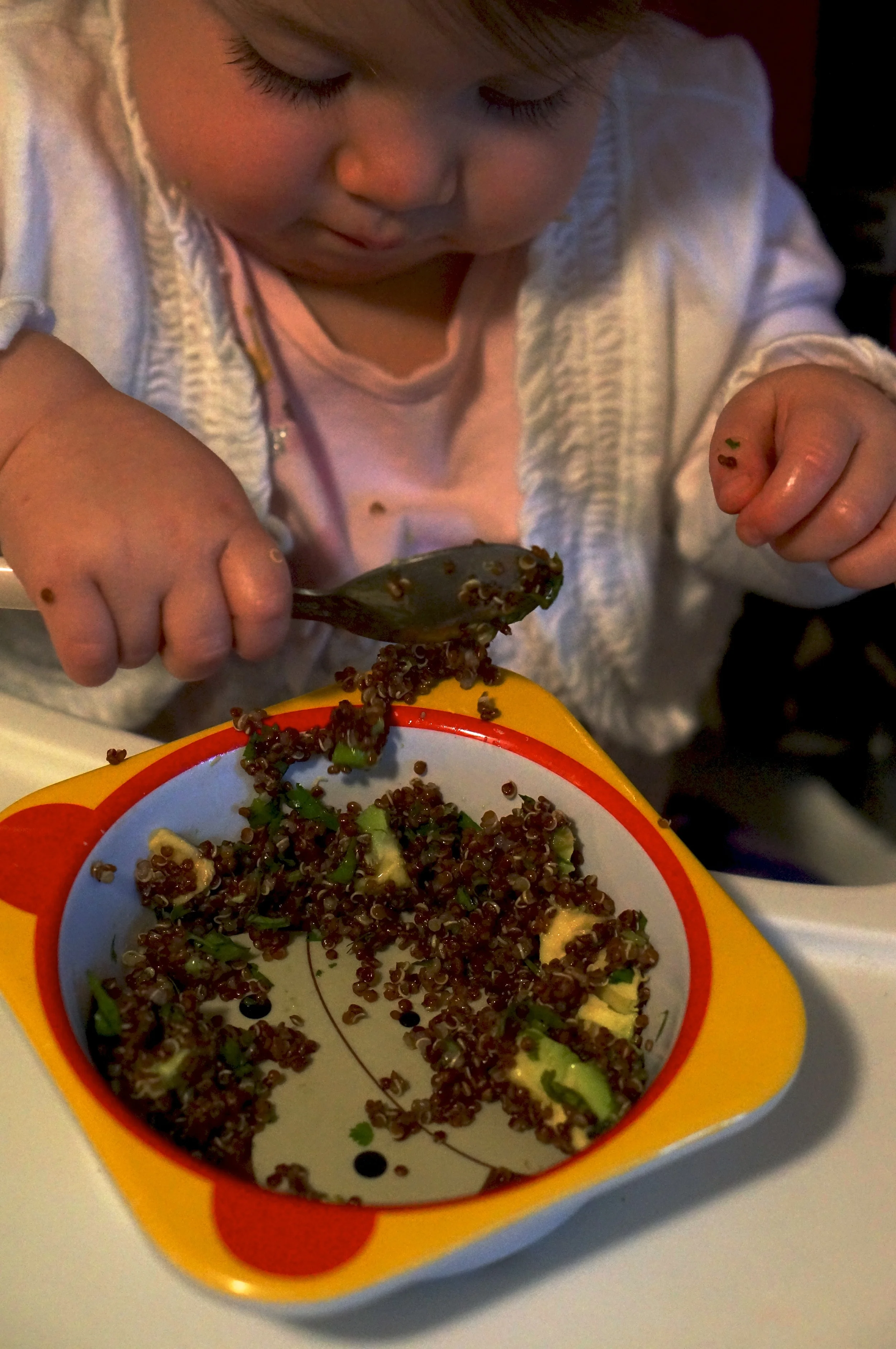Red Quinoa with Avocado
