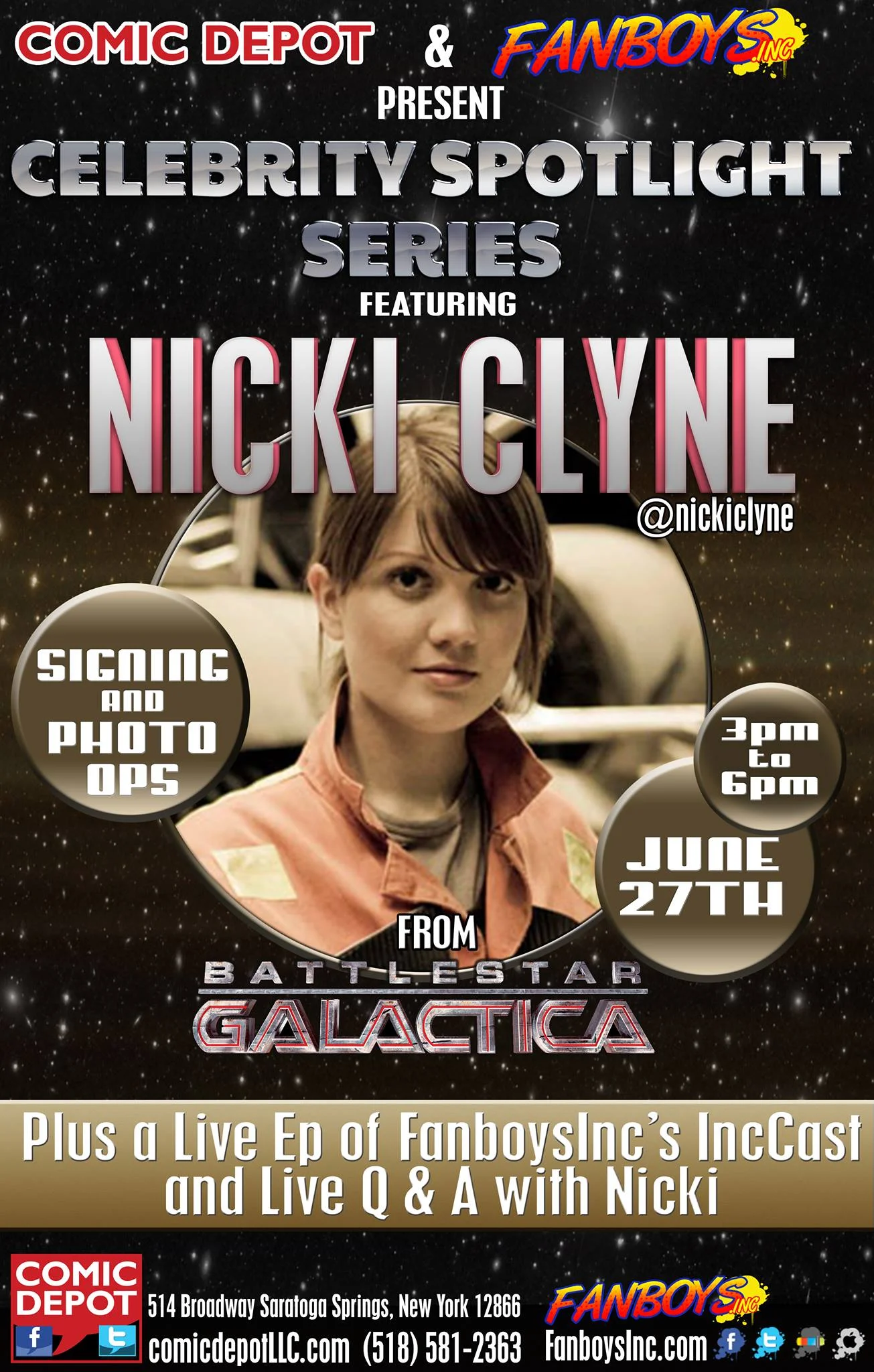 Store Appearance and Live Podcast Recording!
