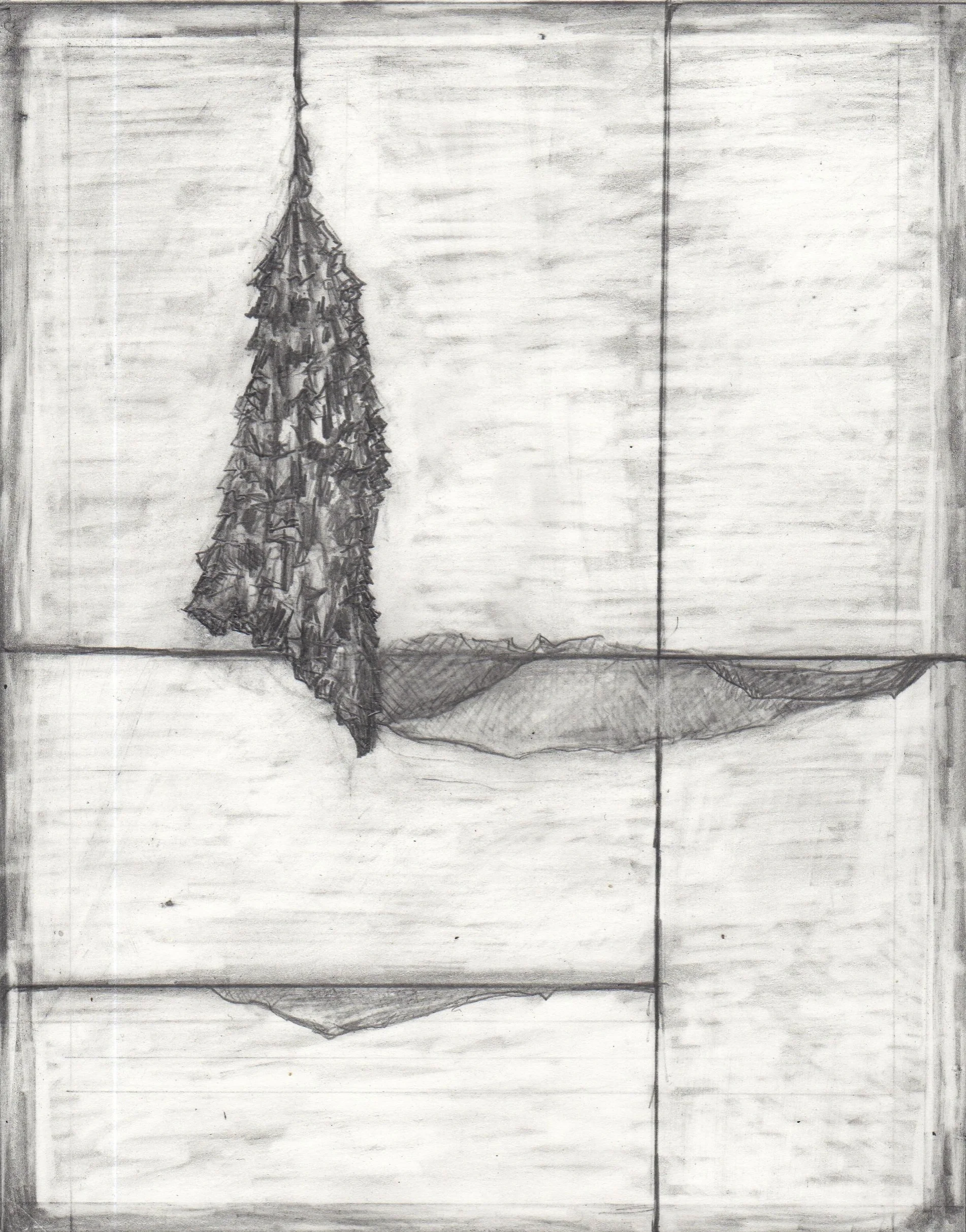 STUDY, graphite on paper, 2014
