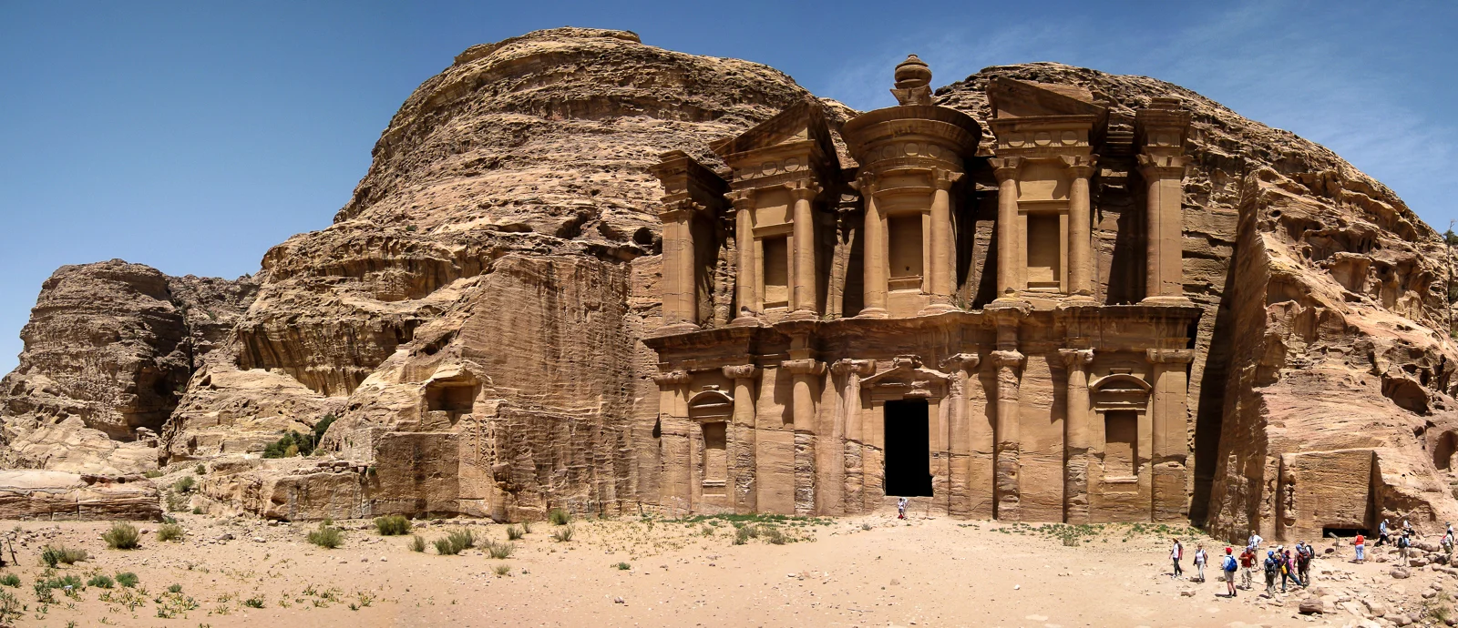 The Monastry at the far end of Petra