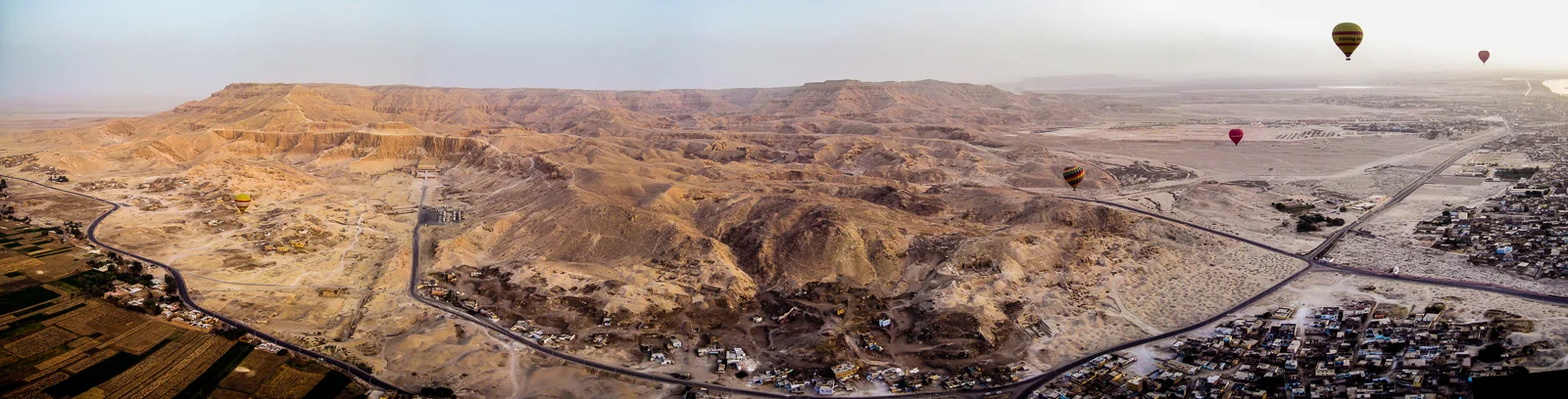 Valley of the Kings from the air