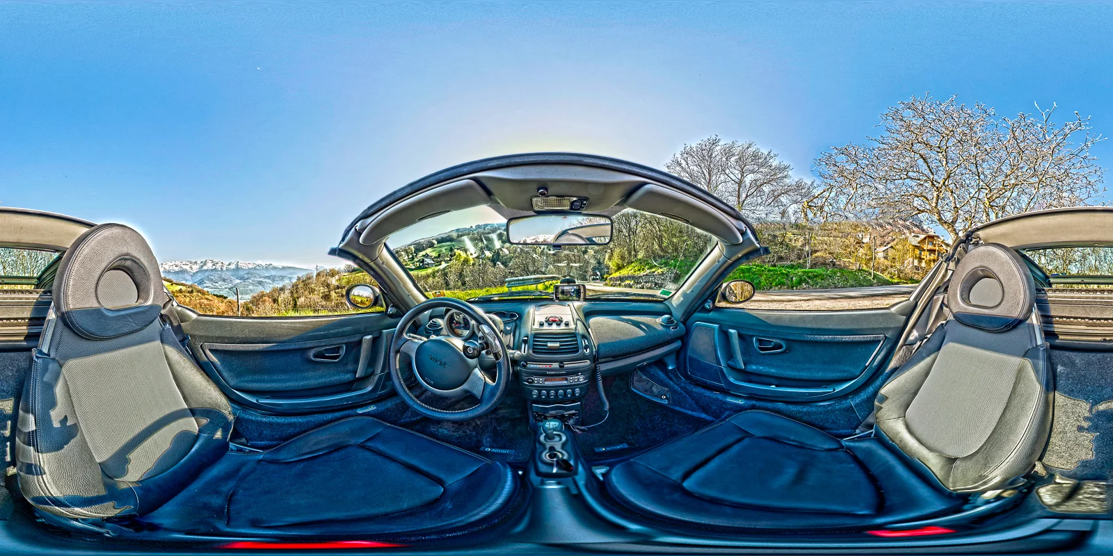 Smart Roadster in the Alps with OTT HDR