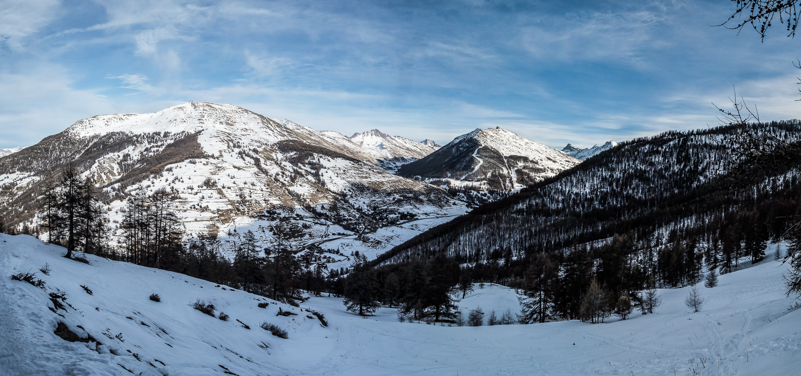 View down to Molines-en-Queyras