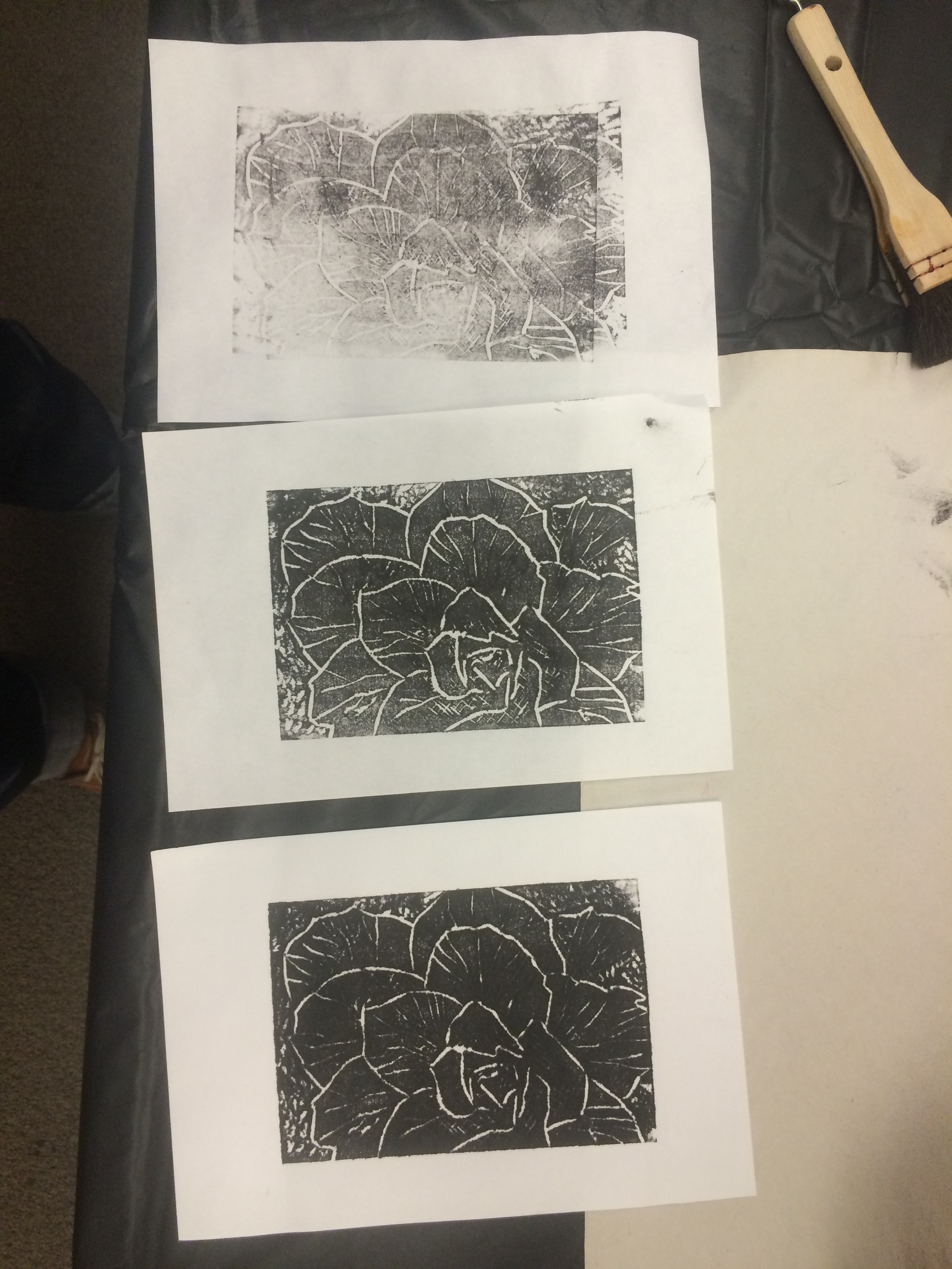 We can see the progress improves with each print. 