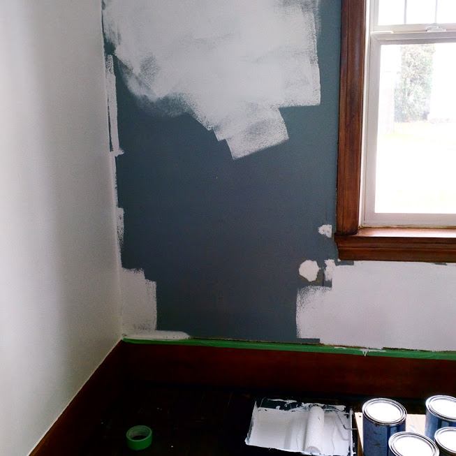 The last of the country blue is officially gone from this house. 