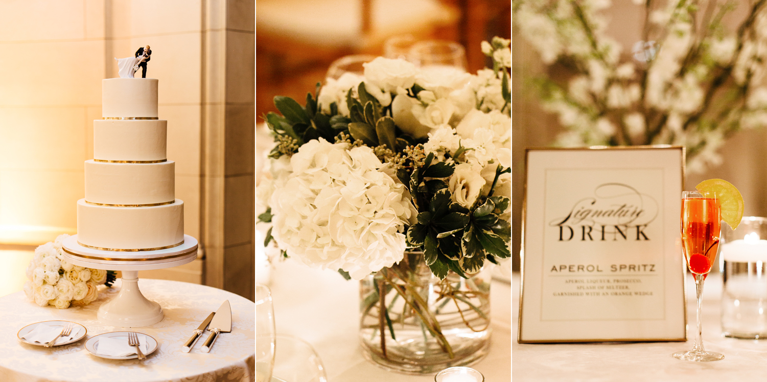 Reception details at Meridian House in DC - Maria Vicencio Photography Weddings