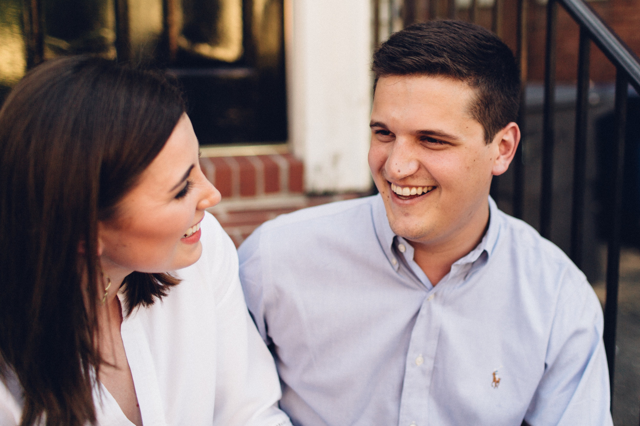 Old Town Alexandria Engagement Photo by Maria Vicencio Photography