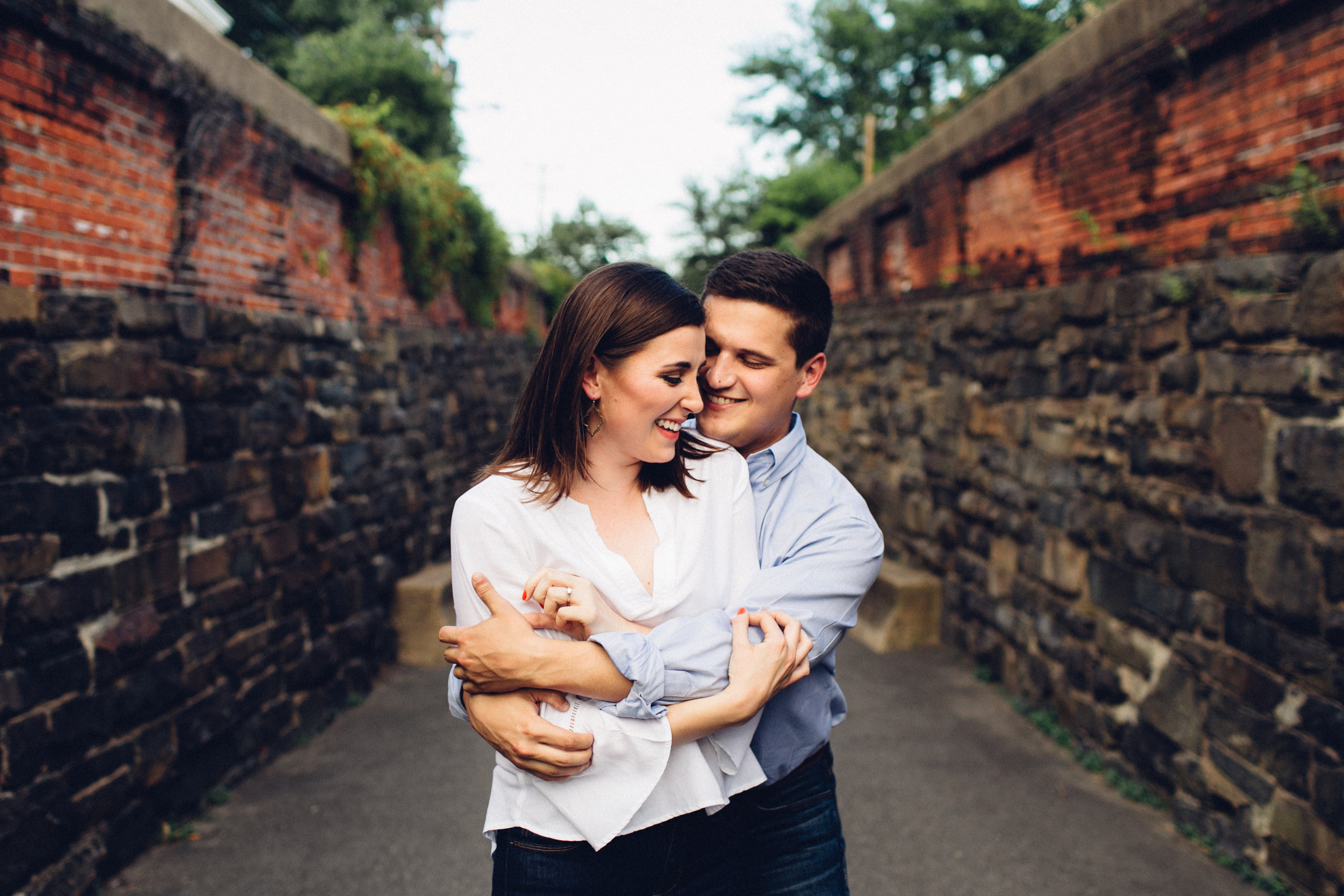 Old Town Alexandria Engagement Photo by Maria Vicencio Photography