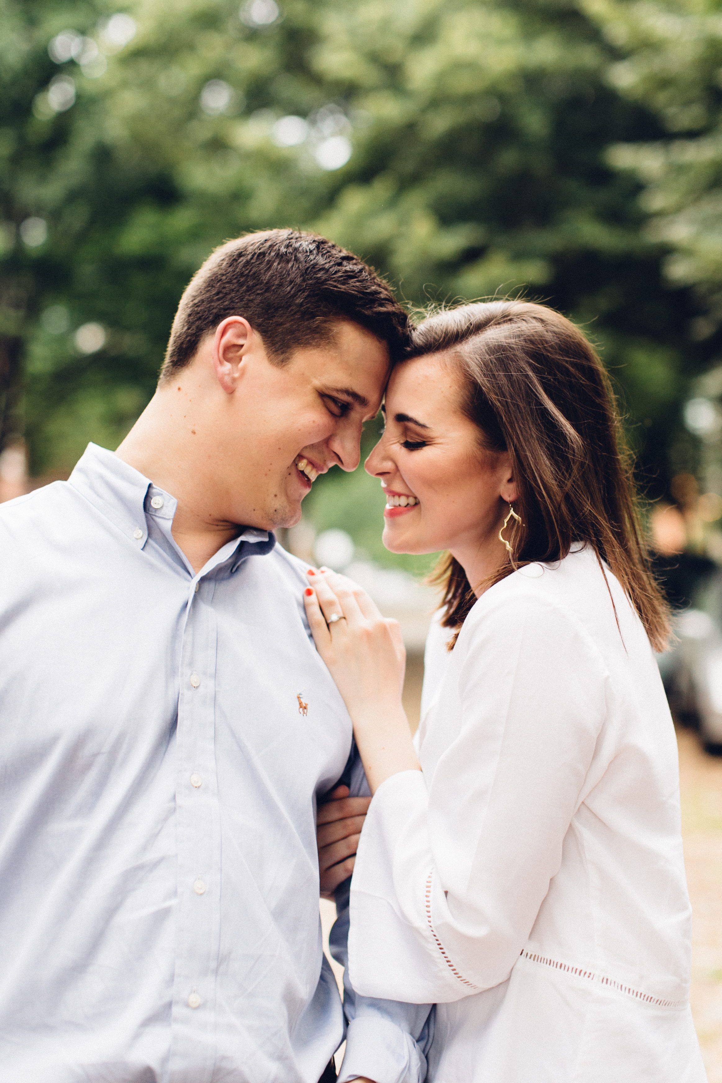 Old Town Alexandria Engagement Photo by Maria Vicencio Photography