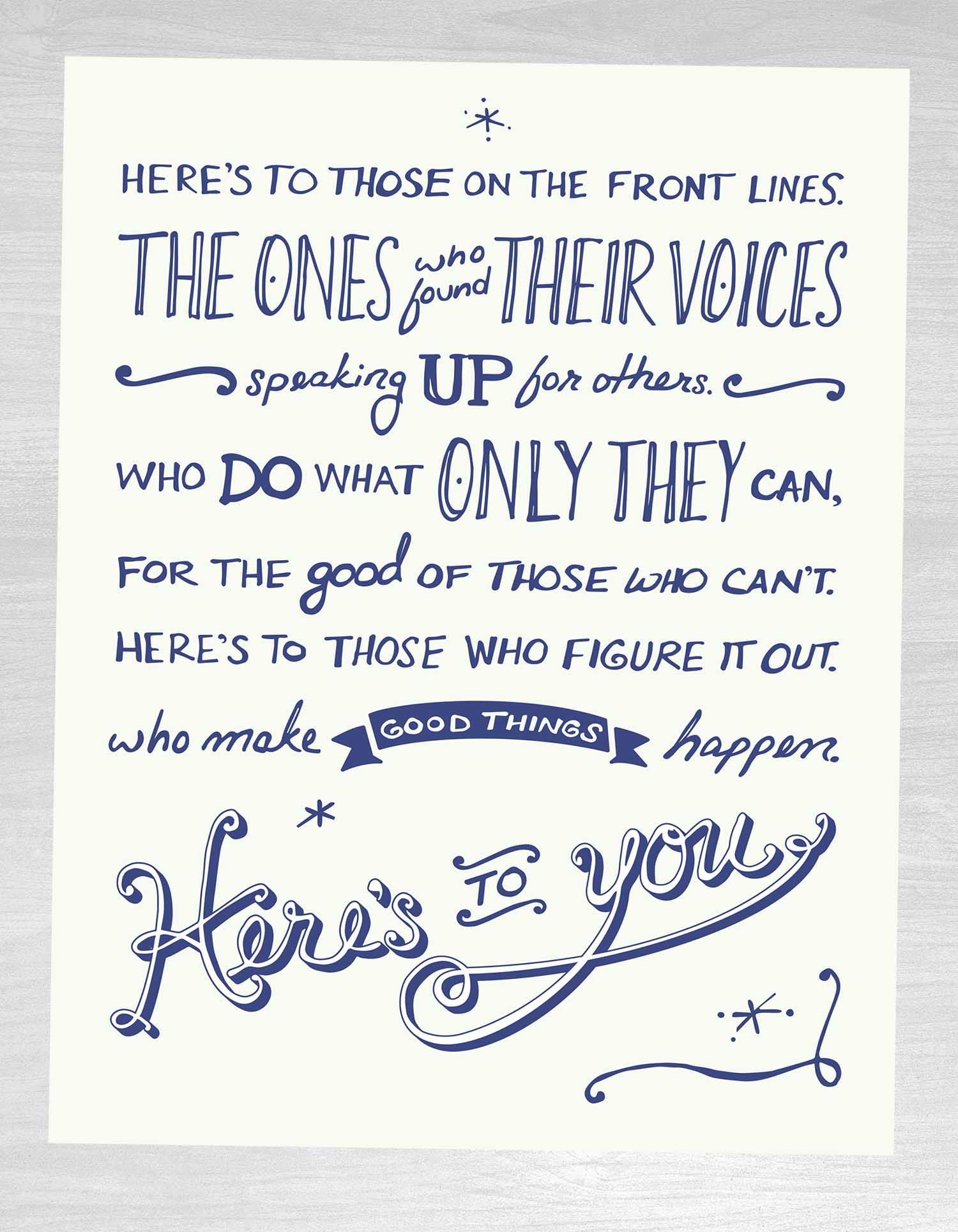 Self-promotional Print