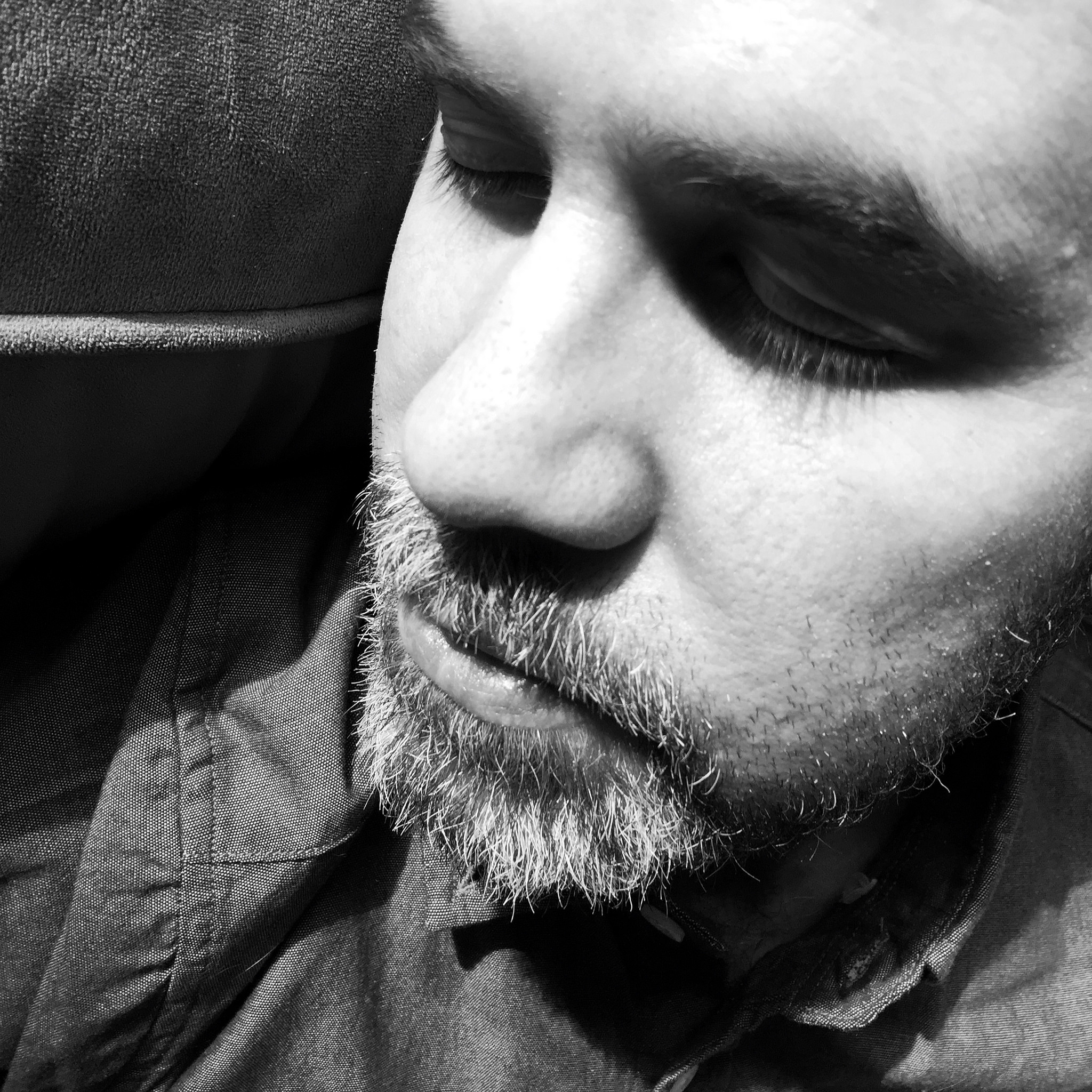 Aidan napping.