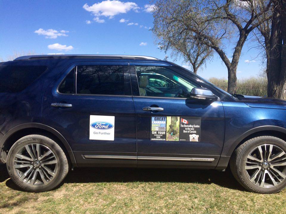 The Ford Explorer we drove to Ogema. Photo courtesy of Jenn Smith Nelson.