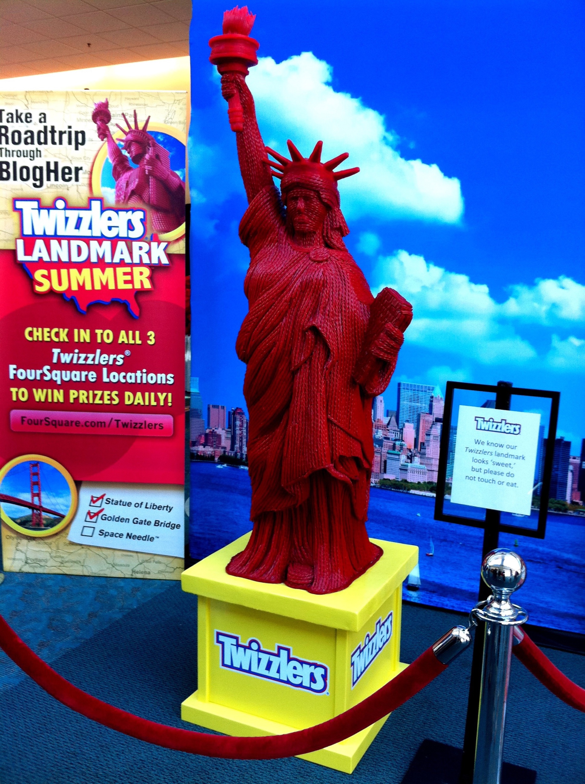 a display at BlogHer ‘11 in San Diego