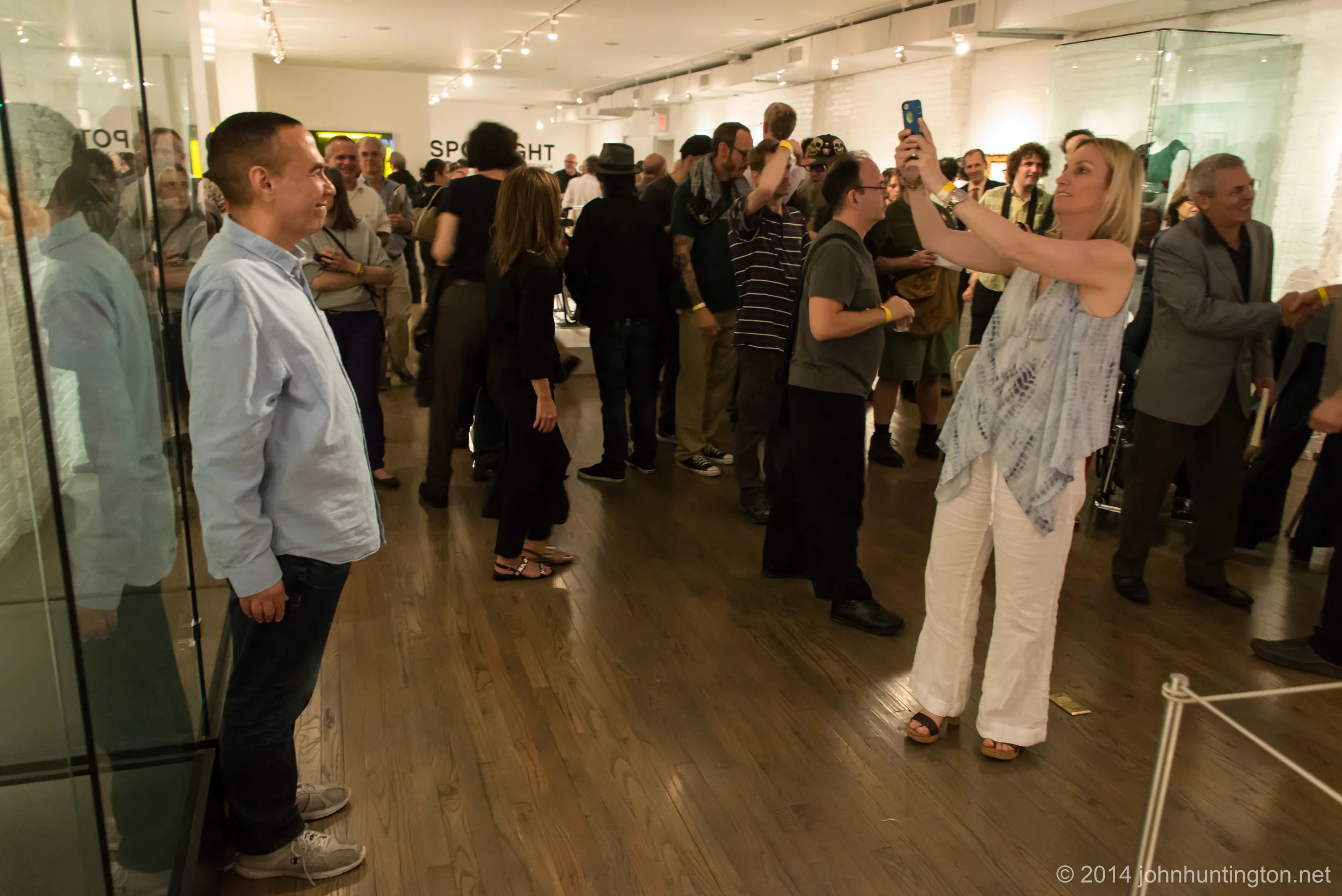 Dara Gottfried taking a picture of her husband,